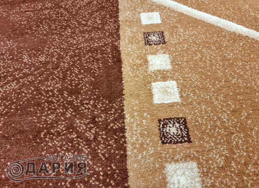 Тъкан персийски килим Blue stones d401_brown
